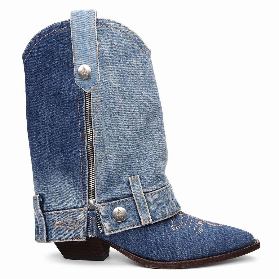 Bottines Ash Dazed Festival Bleu Femme | MMW-0190278