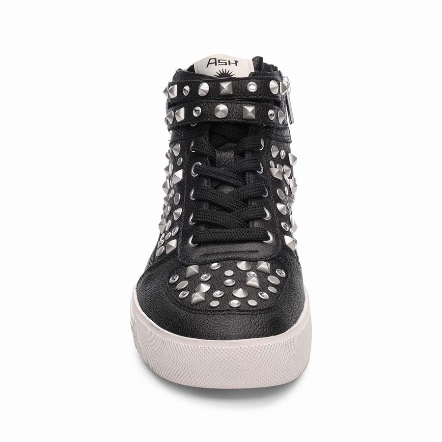 Basket Ash Myriad Studded Hightop Noir Femme | JZT-1143487