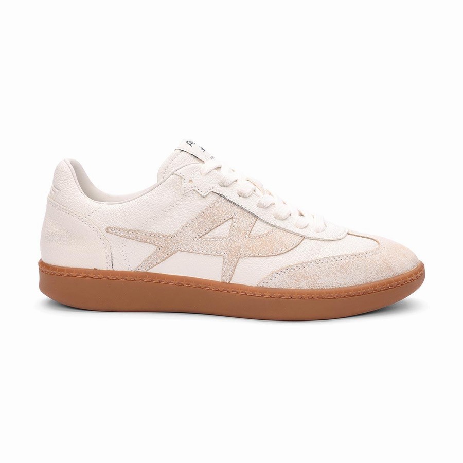 Basket Ash Sunset Vintage Beige Femme | OGU-9439601