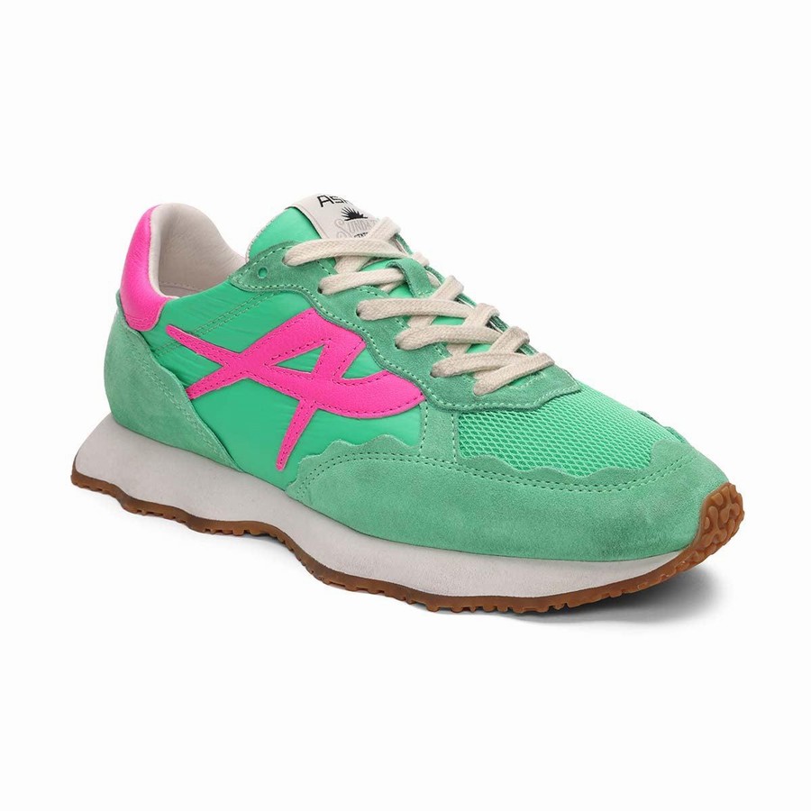 Basket Ash Sunstar Retro Vert Femme | XKZ-3217177