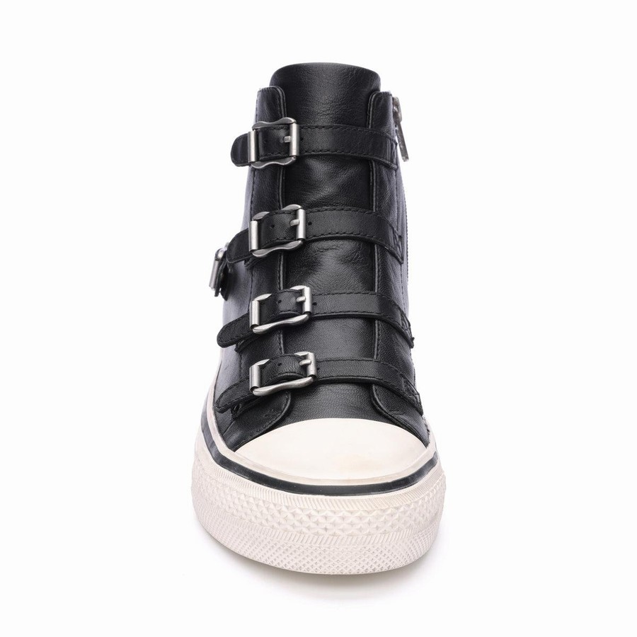 Basket Ash Virgin High-Top Noir Femme | EJJ-4814619