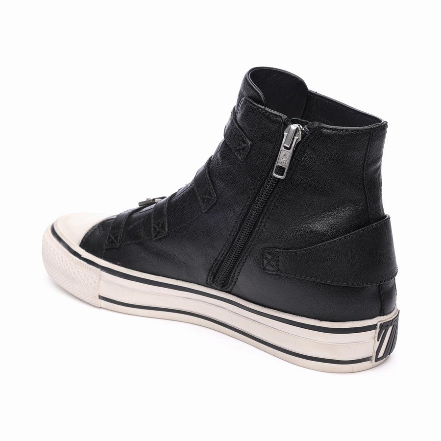 Basket Ash Virgin High-Top Noir Femme | EJJ-4814619